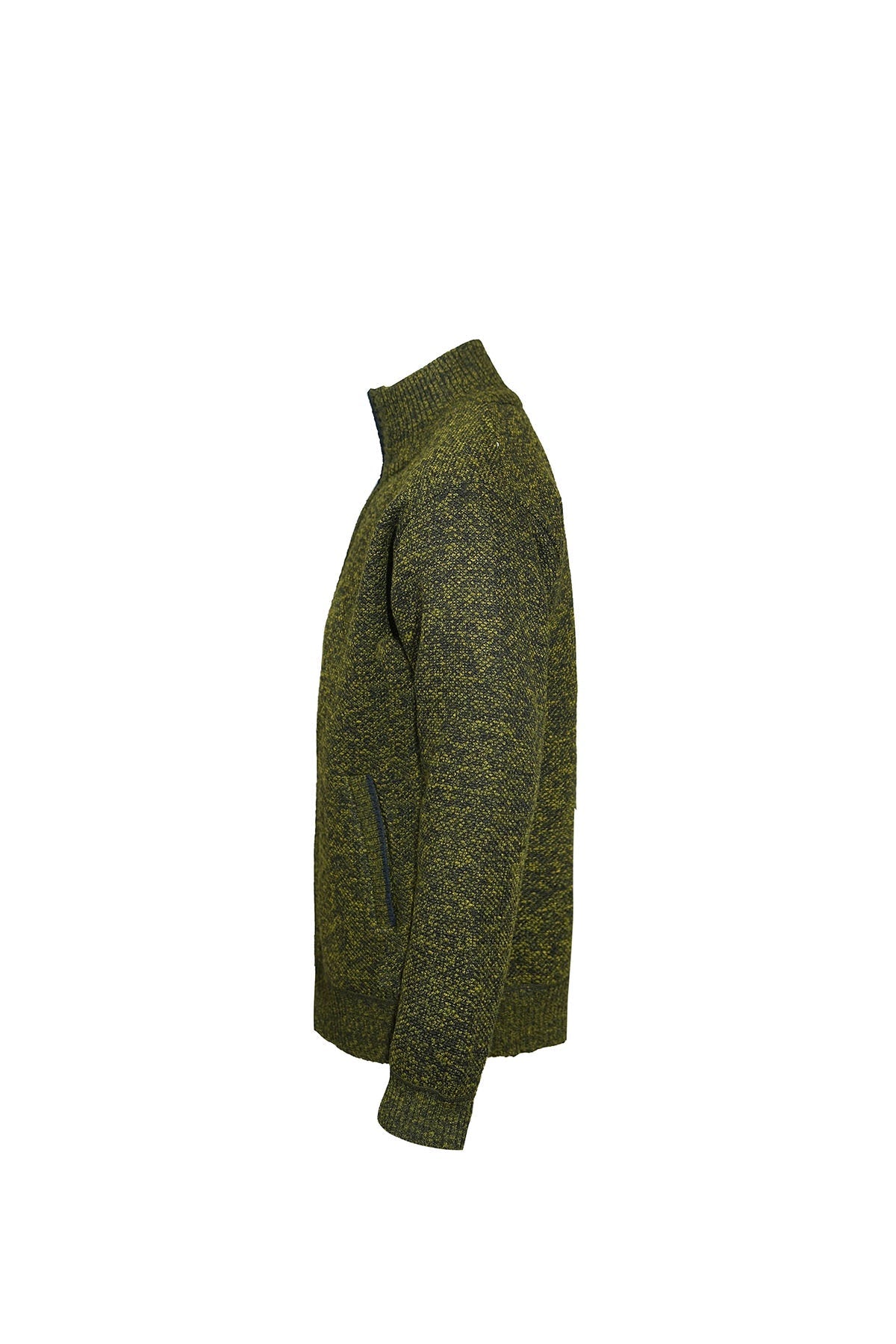 Scott Cashmere Men's Cardigan Exclusive Design - Green