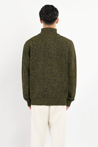 Scott Cashmere Men's Cardigan Exclusive Design - Green