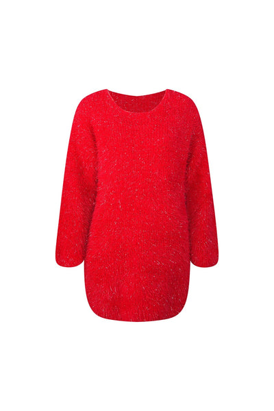 Scott Cashmere Women's Jumper Exclusive Design - Red