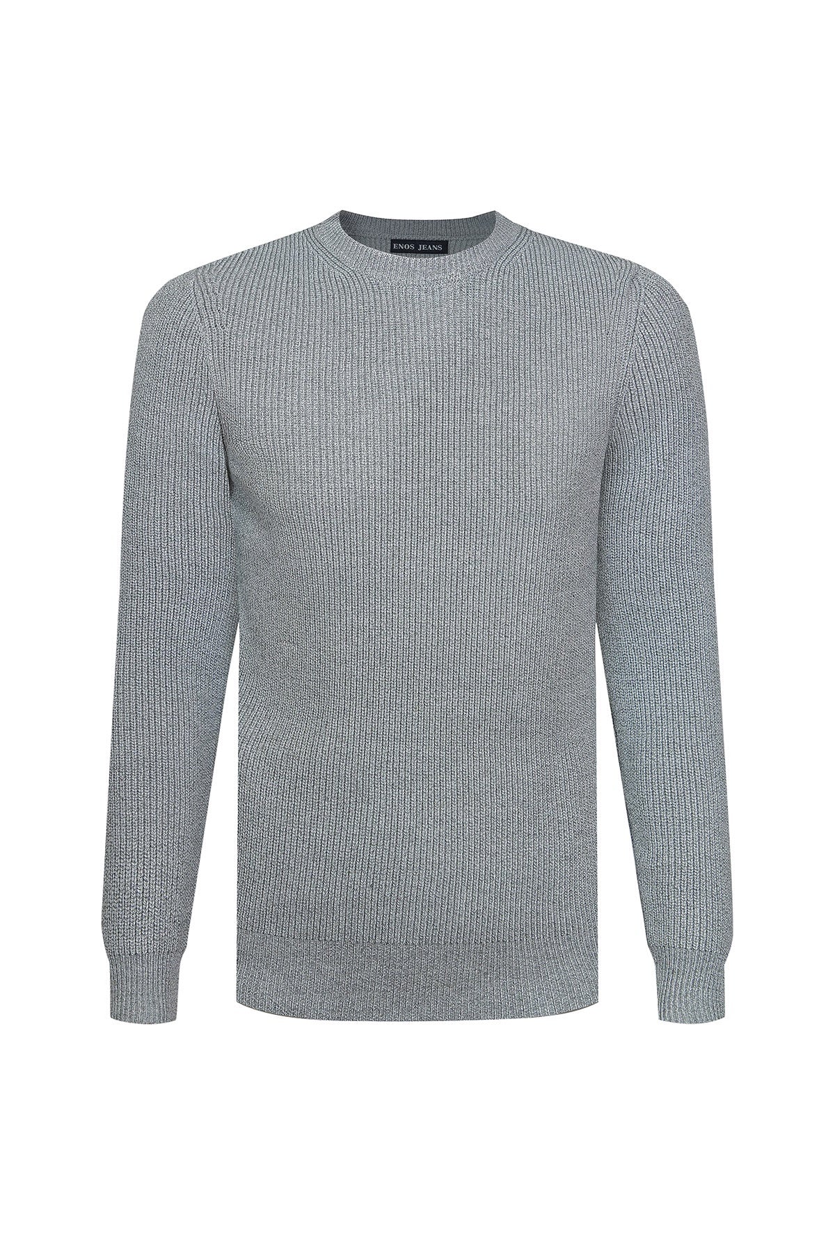 Scott Cashmere Men's Jumper Exclusive Design - Grey