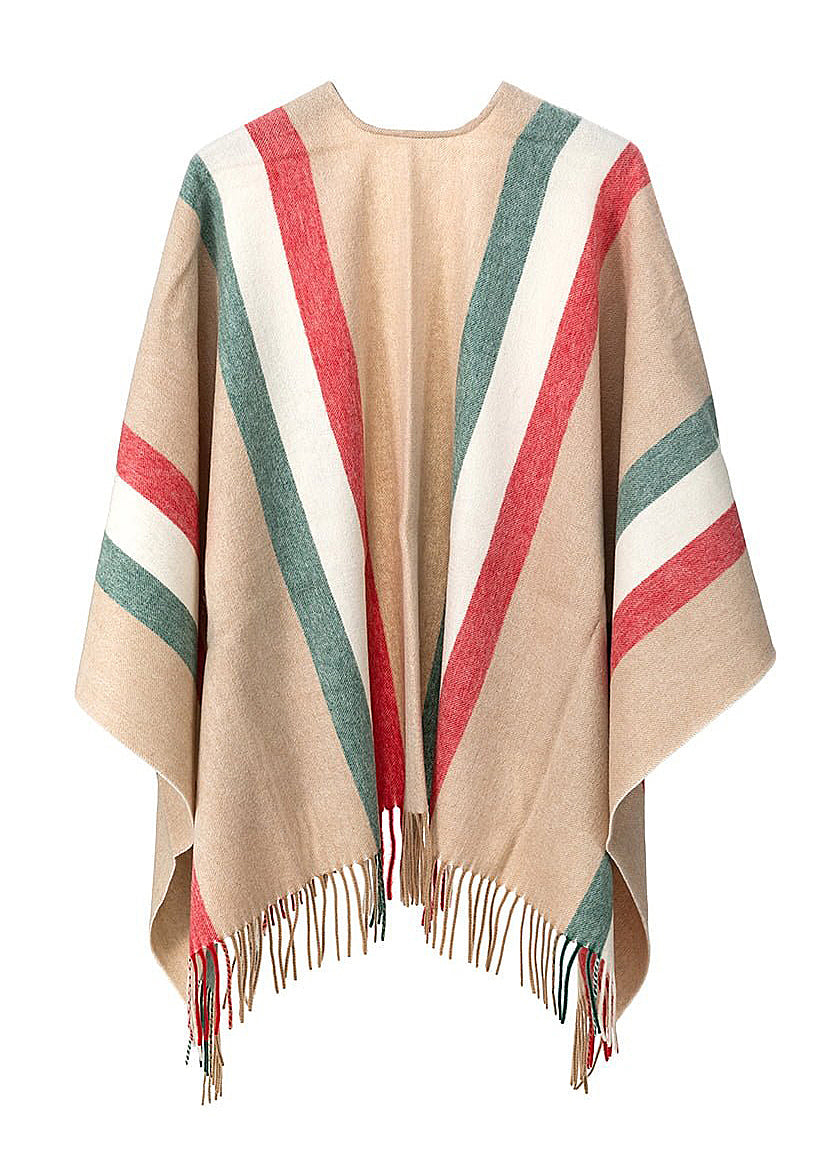 Cape Milano Cream Poncho 100% Pure Lambswool