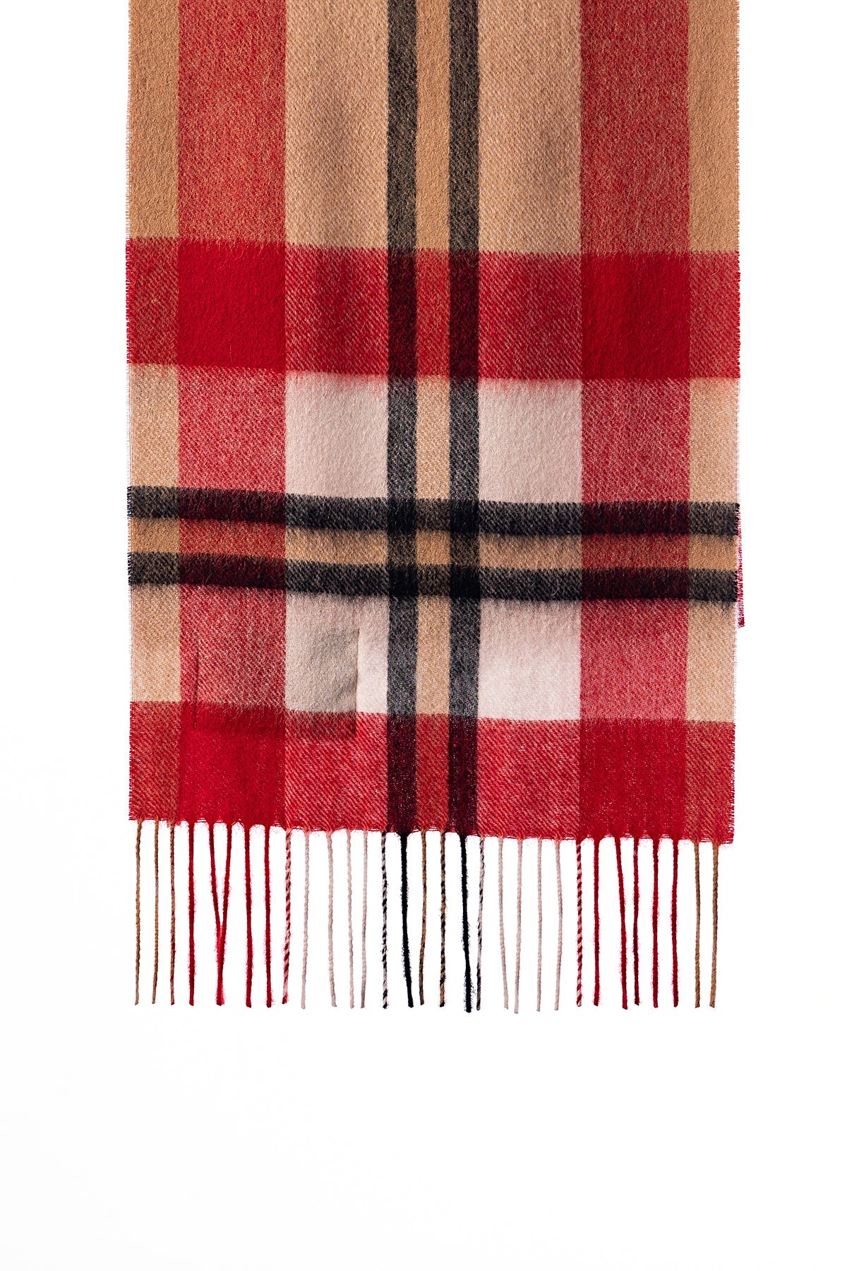 Scarf DC Scott Red 100% Pure Lambswool