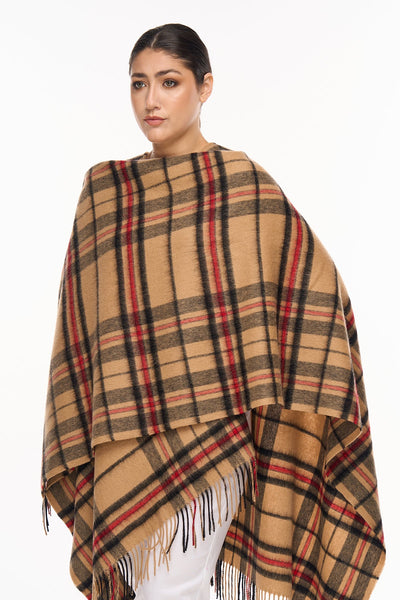 Luxury Cape/Poncho EC Check Exclusive Iconic Design