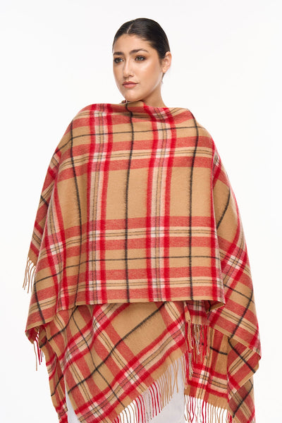 Luxury Cape/Poncho EC Check Exclusive Iconic Design