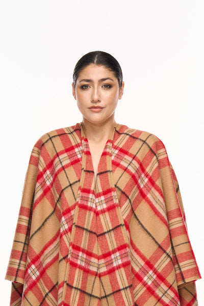 Luxury Cape/Poncho EC Check Exclusive Iconic Design