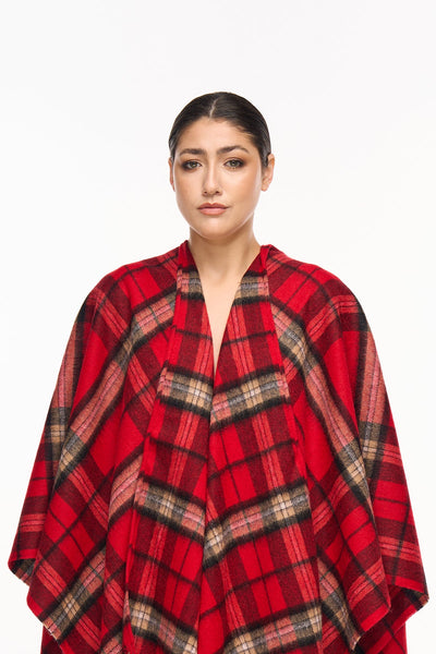 Luxury Cape/Poncho EC Check Exclusive Iconic Design