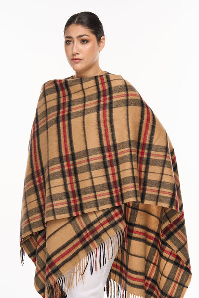 Luxury Cape/Poncho EC Check Exclusive Iconic Design