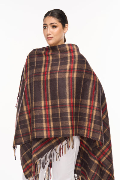 Luxury Cape/Poncho EC Check Exclusive Iconic Design