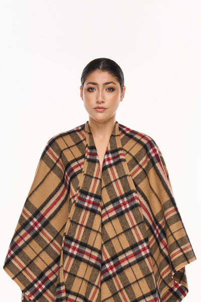 Luxury Cape/Poncho EC Check Exclusive Iconic Design