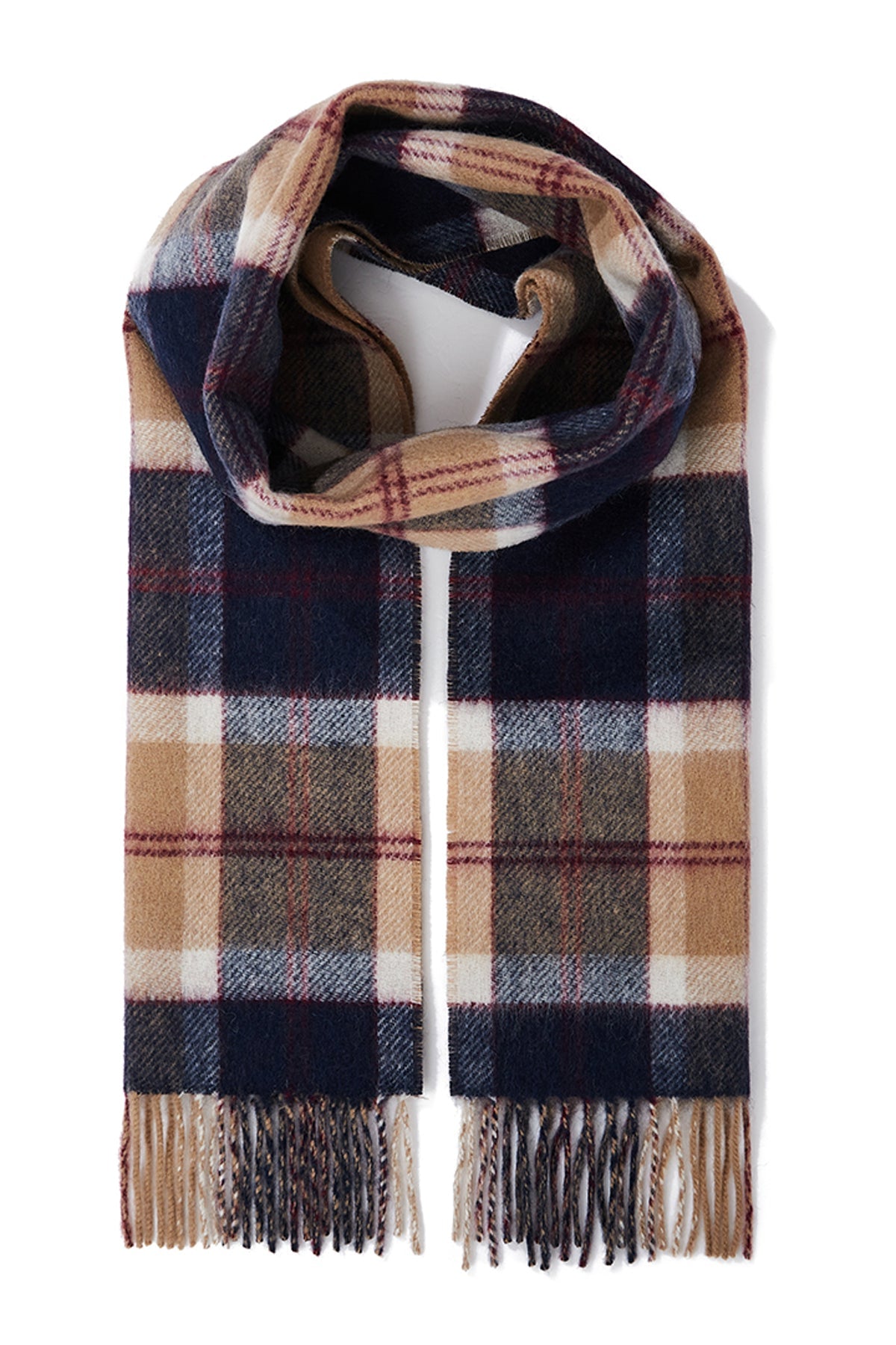 Scarves Bannockbane Navy Clan 100% Pure Lambswool