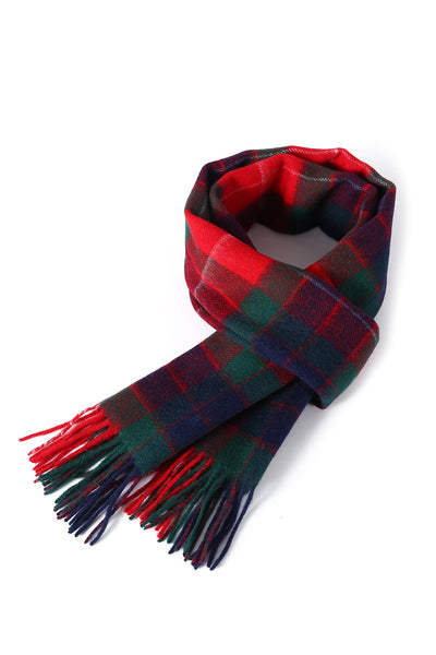 Scarves Fraser Red Clan 100% Pure Extra Fine Lambswool