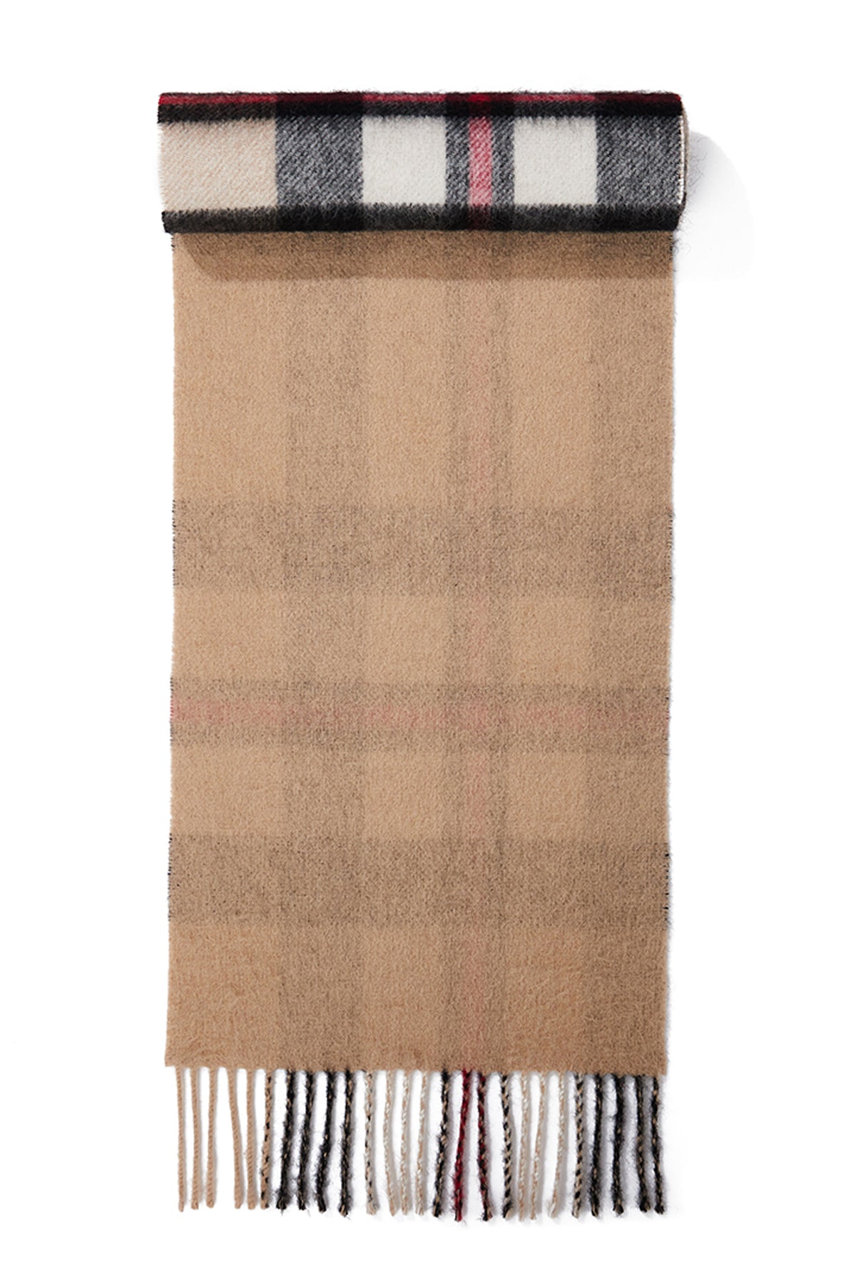 Reversible Scarf DC Design Camel 100% Pure Lambswool