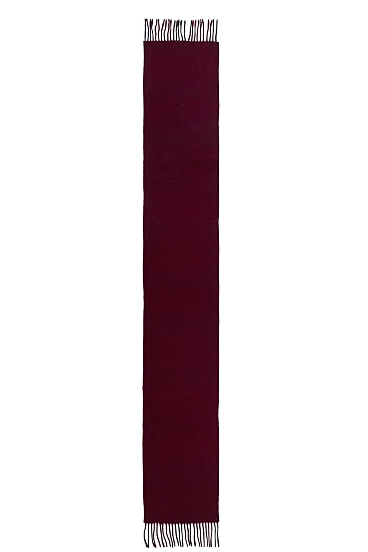 Reversible Scarf Lindsay Burgundy 100% Pure Lambswool