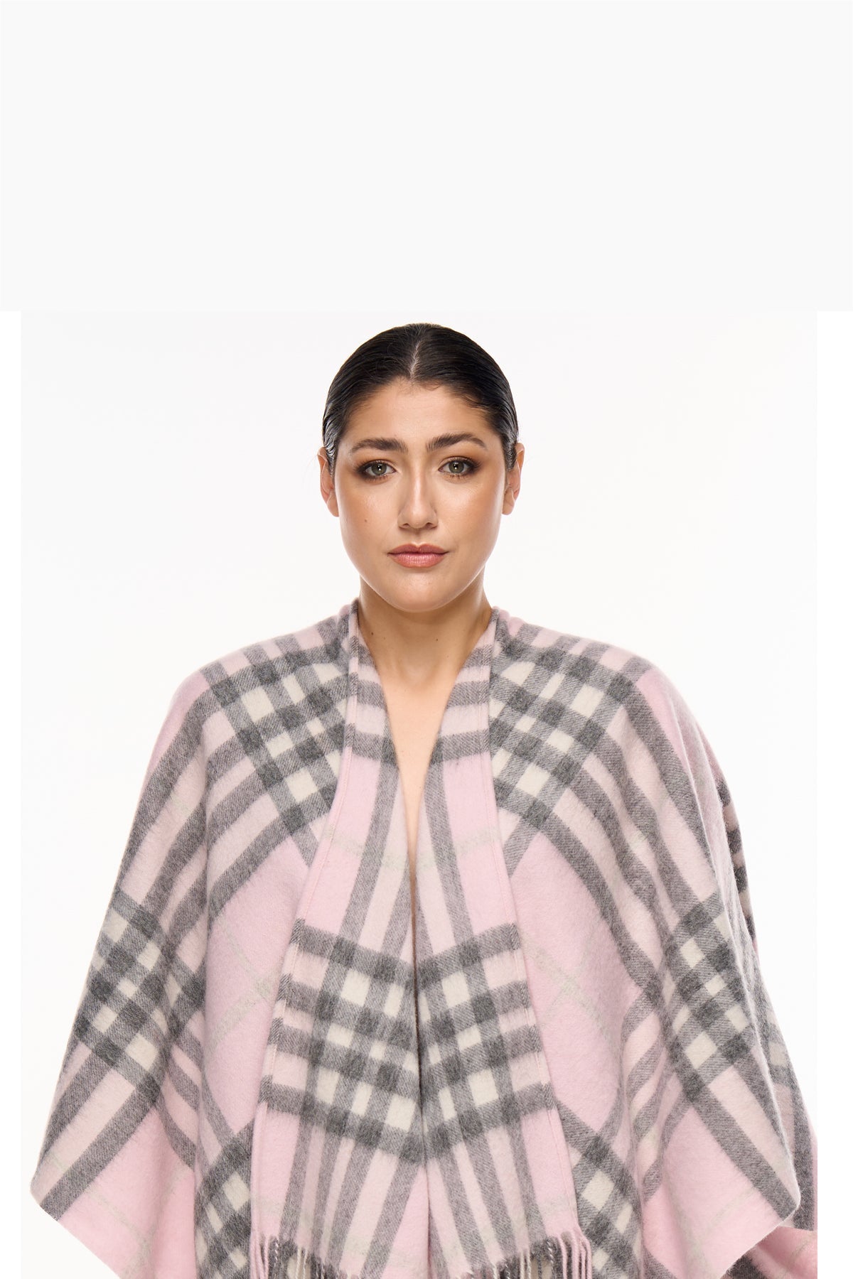 Cape DC Classic Pink Poncho 100% Pure Lambswool